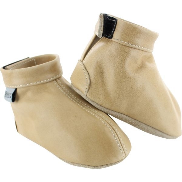 Bepalen Verscheidenheid streepje Oxxy Baby Slofjes Leer Zandkleur | Unisex babyschoentjes | Baby slofjes van  leer en suede